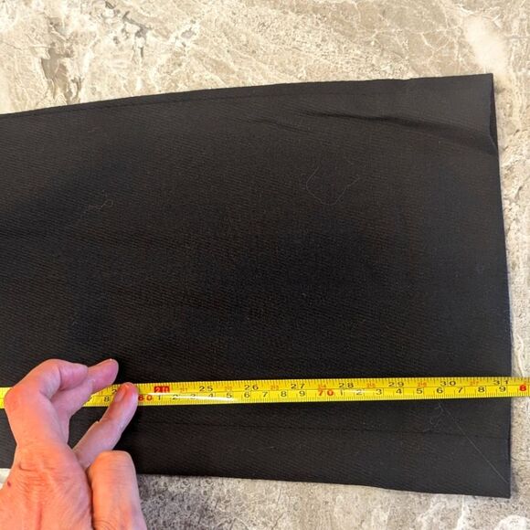 & Other Stories Black Trousers Wide Mwt Straight High Waisted dress Pants Size 2 - Picture 3 of 9